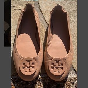 Tory Burch Nude Flats